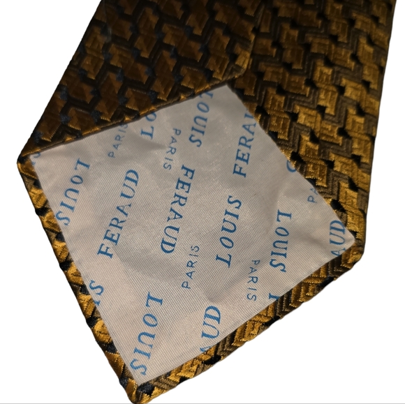 Vintage 70s Louis Feraud Mens Necktie - Picture 2 of 3